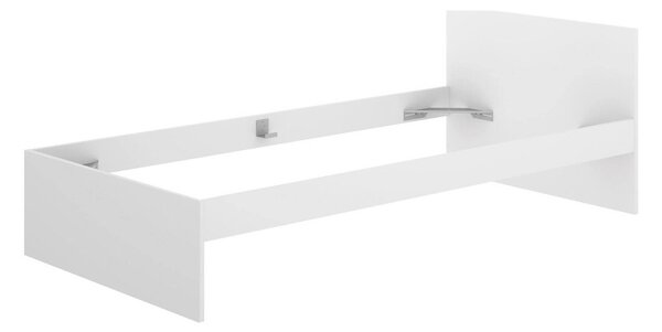 Letto singolo bianco 194x95cm adatto per materasso 90x190 cm - Haikui