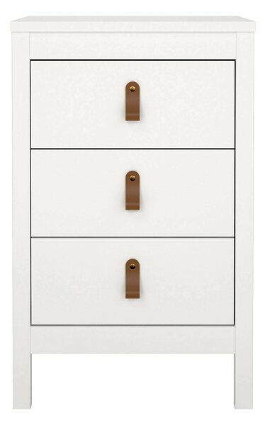 Comodino in legno bianco 43x38x70h cm - Lombardia