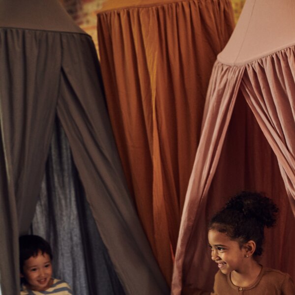 Betty's Home Tenda per Bambini in Cotone Canopy - 3 Colori Beige