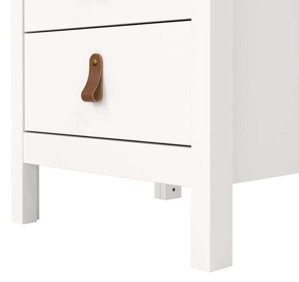 Comodino in legno bianco 43x38x70h cm - Lombardia