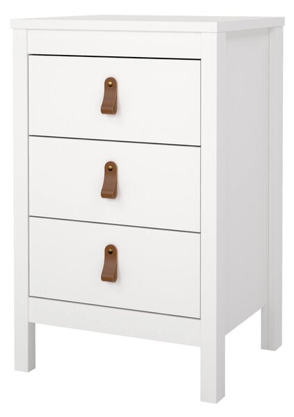 Comodino in legno bianco 43x38x70h cm - Lombardia