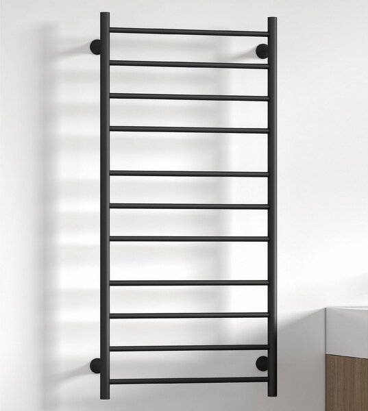 Kamalu termoarredo scaldasalviette elettrico colore nero opaco | kam-tr100n