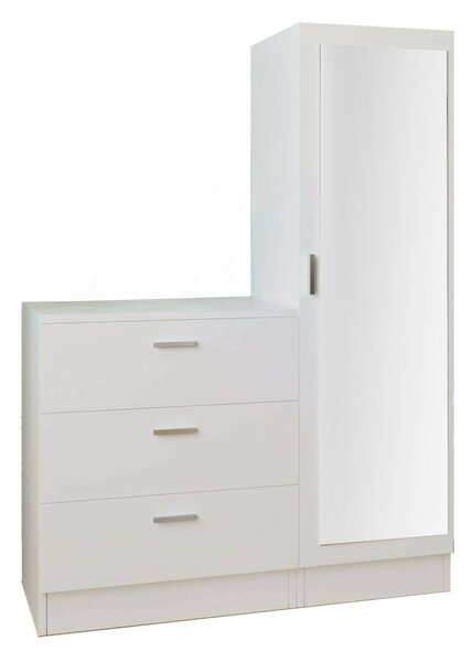 Mobile per ingresso con 3 cassetti bianco 60x72h cm - Jaime