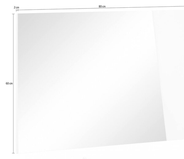 Specchio bianco lucido 80x60h cm - Deanna