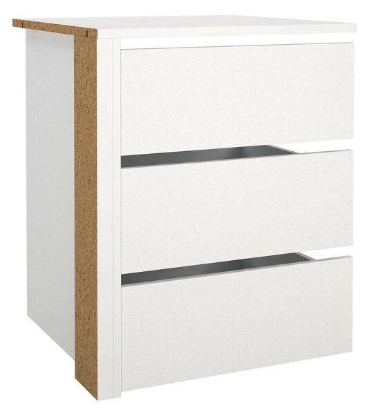 Cassettiera moderna bianca 57x69h cm - Giacarta