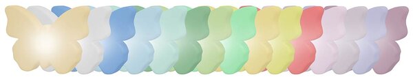 Luce da giardino "Shining Butterfly" 40 incl. modulo LED RGB + telecomando Bianco
