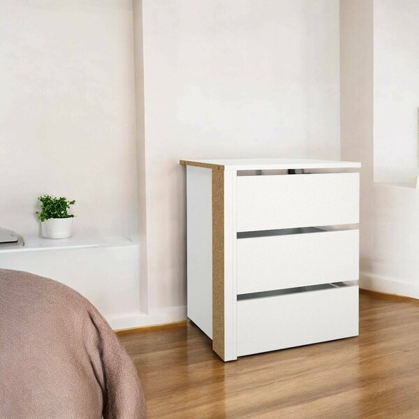 Cassettiera moderna bianca 57x69h cm - Giacarta