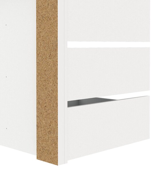 Cassettiera moderna bianca 57x69h cm - Giacarta