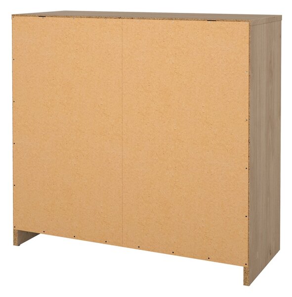 Cassettiera 3 cassetti rovere 72x68h cm - Alert