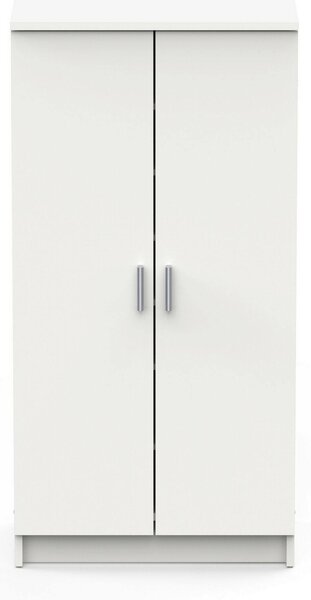Scarpiera classica 2 ante bianca opaca 54x108h cm - Abram