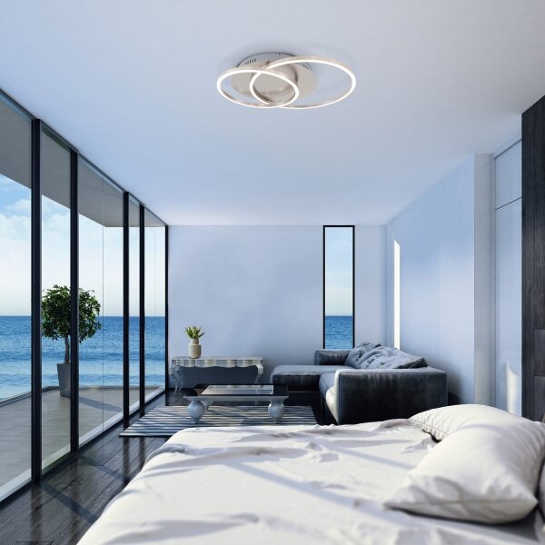 Brilo - Plafoniera LED dimmerabile FRAMES LED/14W/230V + LED/22W 3000K