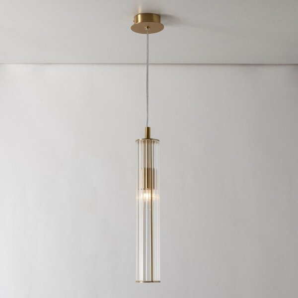 Zuma Line 1220 - Lampada a sospensione con cavo ARIA 1xE14/7W/230V dorata