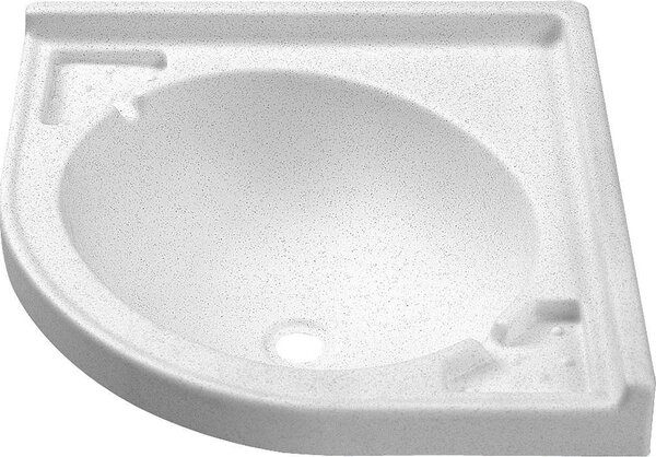 Lavabo angolare Carysan Bianco puro Camping Accessori interni Sanitari