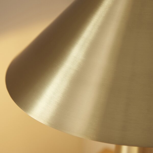 Endon 118685 - Lampada da tavolo ISAK 1xE27/10W/230V dorata