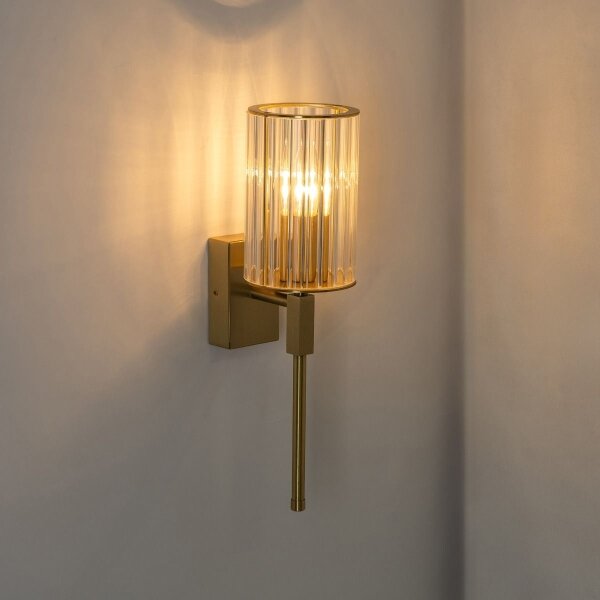 Zuma Line 1224 - Lampada da parete ARIA 1xE14/7W/230V dorata