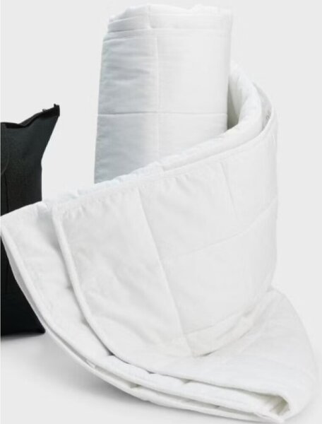 Coperta pesata Cura of Sweden Cura Pearl 135x200cm, 9kg, bianco