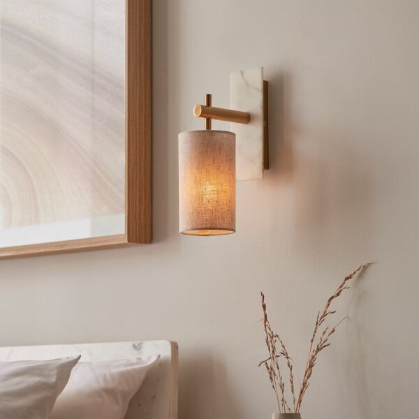 Endon 114201 - Applique da parete 1xE14/7W/230V beige/oro