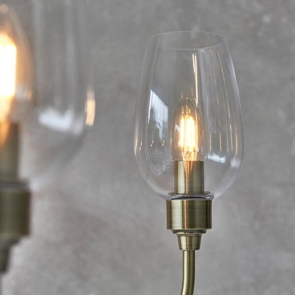Endon 107791 - Lampadario a catena 6xE14/6W/230V in ottone