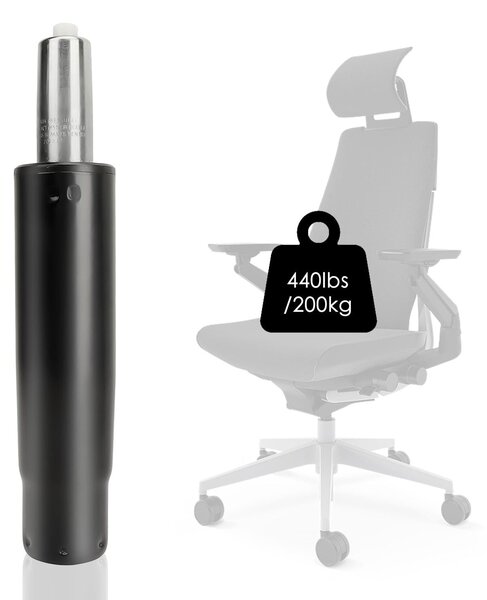 Cilindro per sedia da ufficio - Regolabile da 350 mm a 400 mm - Capacità di carico: 200 kg