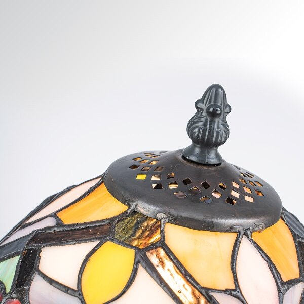 Quoizel QZ-LARISSA-TL-S - Lampada da tavolo Tiffany LARISSA 1xE14/40W/230V