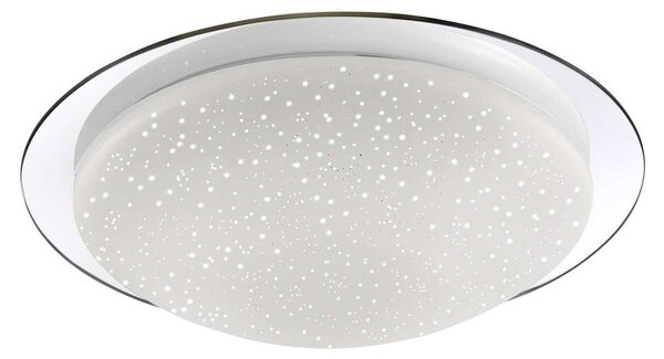 Plafoniera LED, effetto stella, IP44, CCT, bianco, D 38 cm