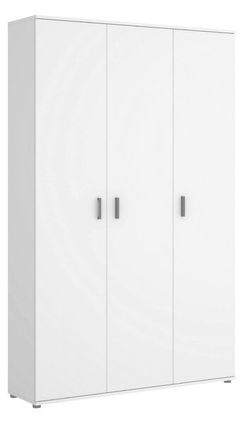 Armadio bianco multiuso 116x190h cm - Aniello