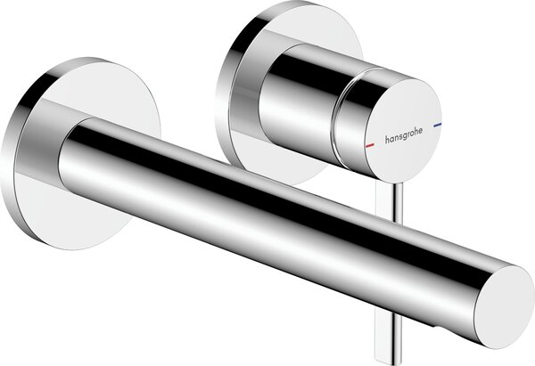 Hansgrohe Zesis S Mitigeur monocommandé pour lavabo encastré, montage mural, bec 194mm, 74750000, 74750000