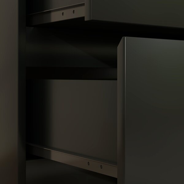 HOMCOM Comò 3 cassetti, Mobile contenitore dal design essenziale per camera, interno, 80l x 39P x 73H cm | Aosom Italy