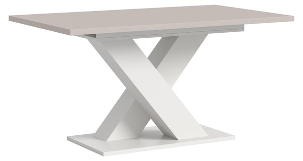 Xonox.home Tavolo da pranzo Motion imitazione bianco/imitazione cashmere L/A/P: 150x76x90 cm