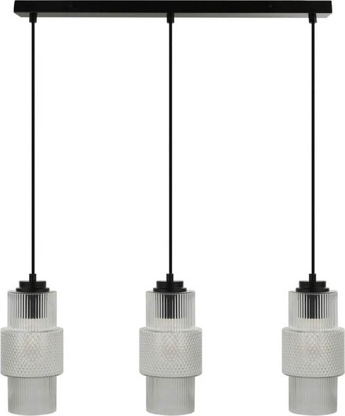 HOME DELUXE Lampada a sospensione in vetro YUKI - Trasparente | Lampada a sospensione Lampada a soffitto