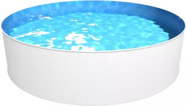 Piscina con pareti in acciaio INTEX New Splasher Secure Ø 3,50 x 0,90 m, colore: bianco; 11002