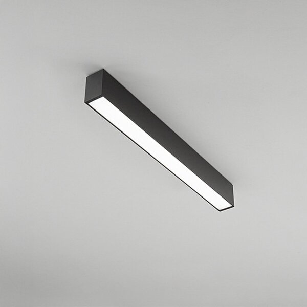 Plafoniera moderna perenz grid 8462 n ct led cct metallo nero - Perenz