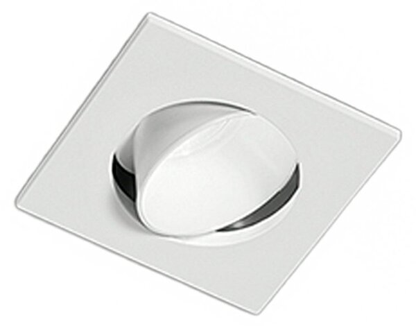 Faretto incasso quadrato orientabile ip20 perenz oasis 8368 b gu10 led bianco - Perenz