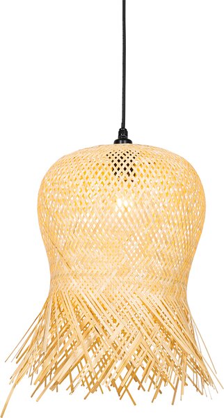 Lampada da esterno orientale in bambù IP44 Carlos