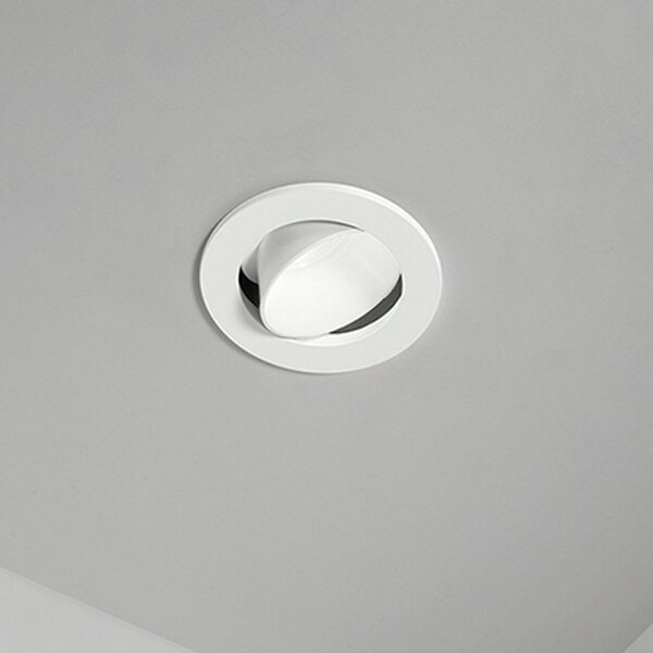 Faretto incasso tondo orientabile ip20 perenz oasis 8366 b gu10 led bianco - Perenz