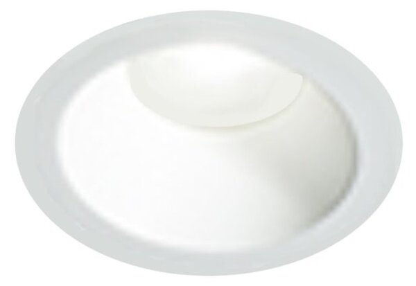 Faretto incasso tondo ip44 perenz oasis 8370 b gu10 led ottica fissa bianco - Perenz