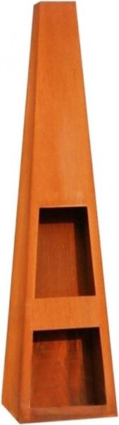 Caminetto da giardino Markone 203-3 (griglia): 40 x 40 x 118 cm