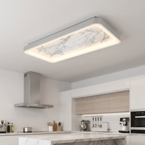 Plafoniera moderna promoingross board r70 int mn mw led cct metallo metacrilato - Promoingross