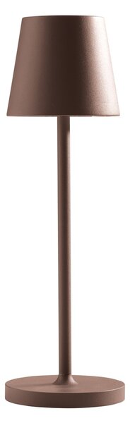 Abat-jour esterno batteria gea led gls031 300lm ip54 marrone lampada tavolo classica usb touch - Gea Led