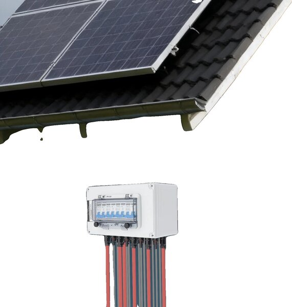Scatola di giunzione solare fotovoltaica, 15 A, classificazione IP67, CC 12-400 V, CA 90-400 V, montaggio a parete