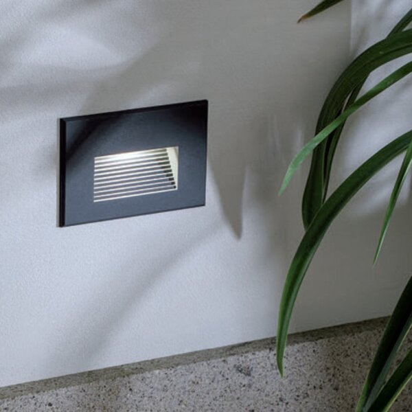 Segnapasso moderno sovil spina 98192 led 3000k ip65 alluminio 503 - Sovil Illuminazione