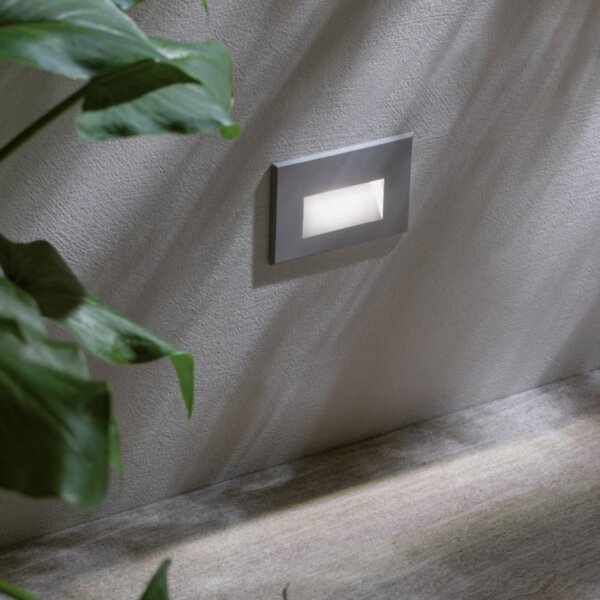 Segnapasso moderno sovil spina 98191 led 3000k ip65 alluminio 503 - Sovil Illuminazione