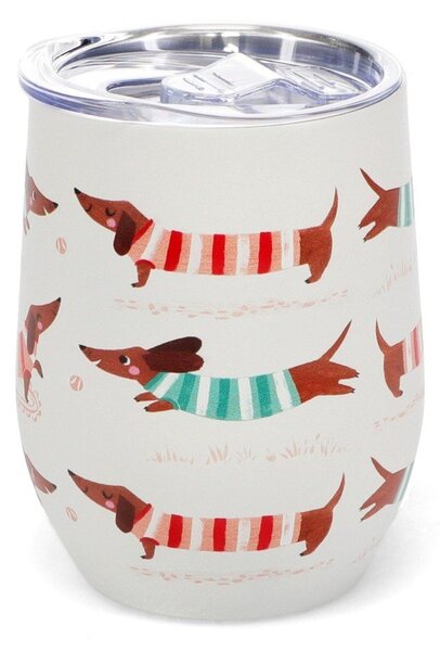 Tazza da viaggio 350 ml Sausage Dog - Rex London