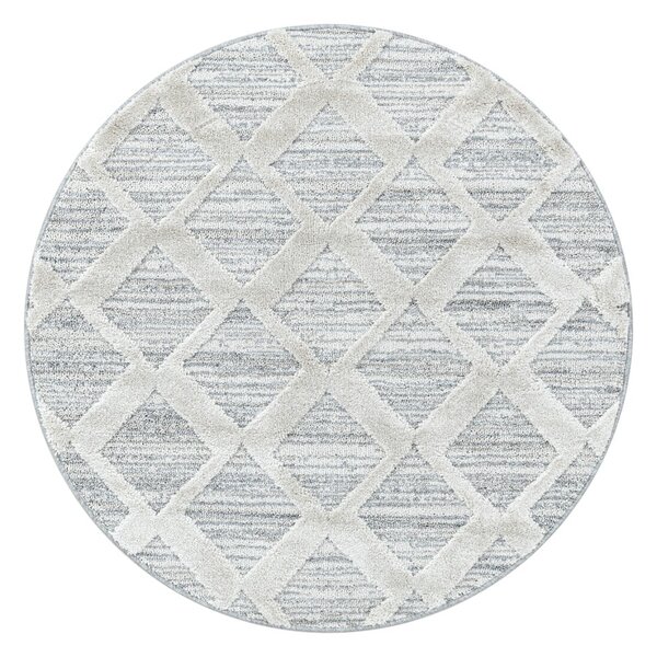 Tappeto rotondo grigio chiaro ø 80 cm Pisa - Ayyildiz Carpets