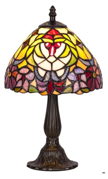 Rabalux 8089 - Lampada da tavolo Tiffany in vetro colorato MIRELLA 1xE14/40W/230V