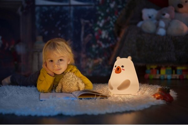 Osram - Lampada touch LED RGBW per bambini NIGHTLUX BEAR LED/0,7W/3,7V 1200 mAh