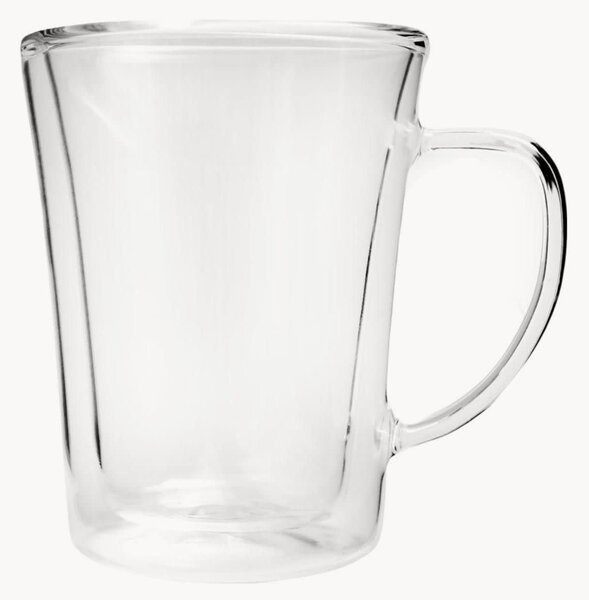 Set di 2 tazze in vetro borosilicato a doppia parete Amo