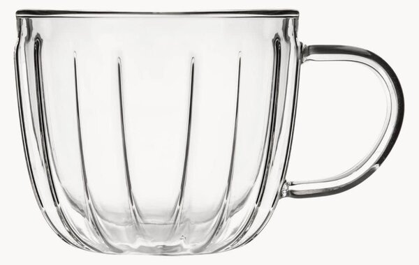 Set di 2 tazze da caffè in vetro borosilicato Tulip