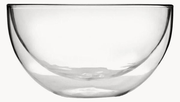Set di 2 ciotole in vetro borosilicato a doppia parete Amo