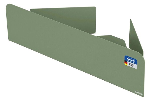 Mensola da bagno senza foratura/ad angolo verde in acciaio inox con aggancio Turbo-loc Lizan – Wenko